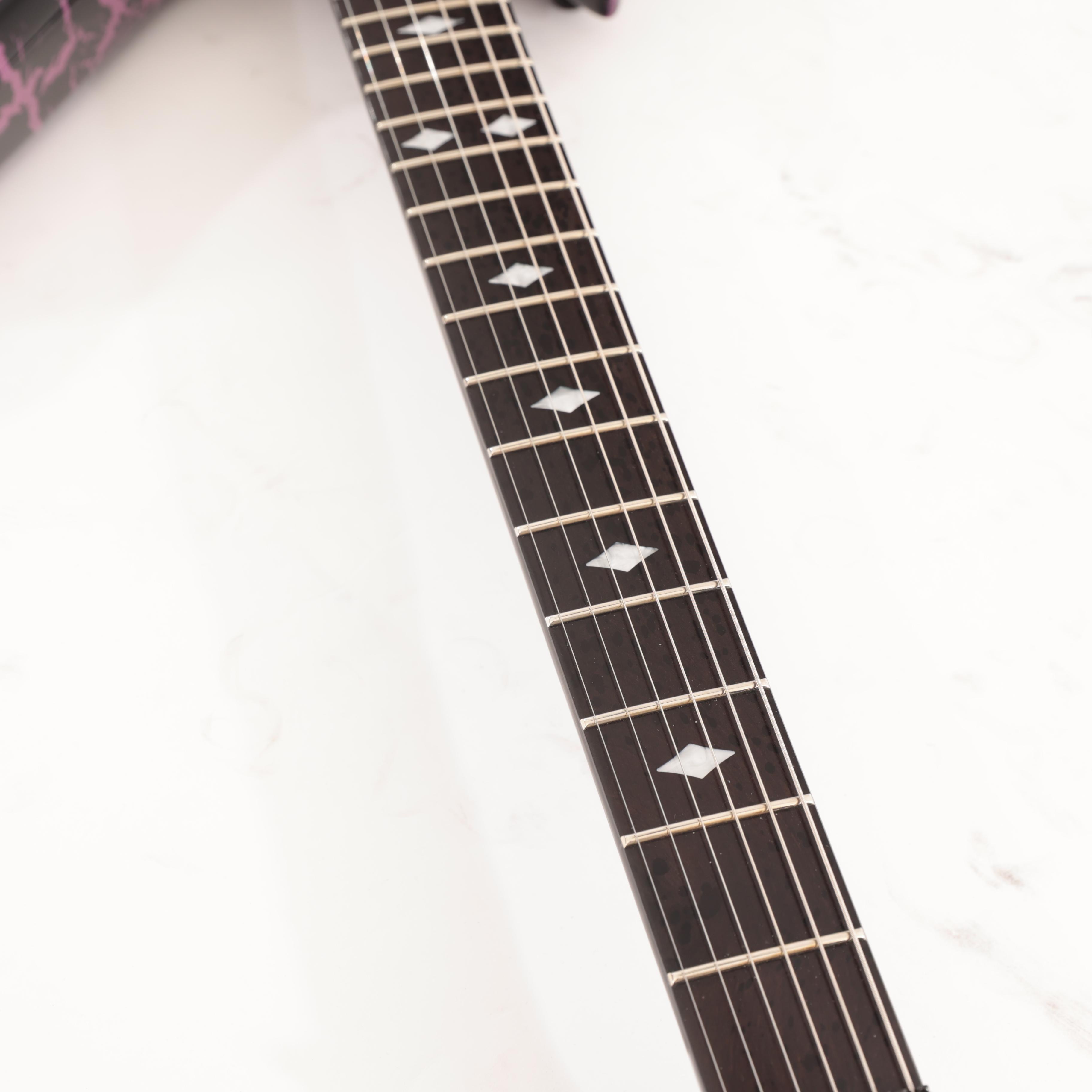 BC Rich Ironbird MK1 Legacy Floyd Rose Guitar in Purple Crackle